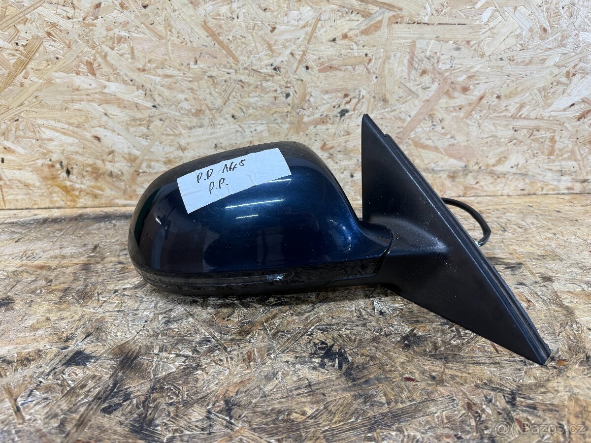 PRAVÉ ZPĚTNÉ ZRCÁTKO AUDI A4 B8 8K1857410AG 6 PIN - 5