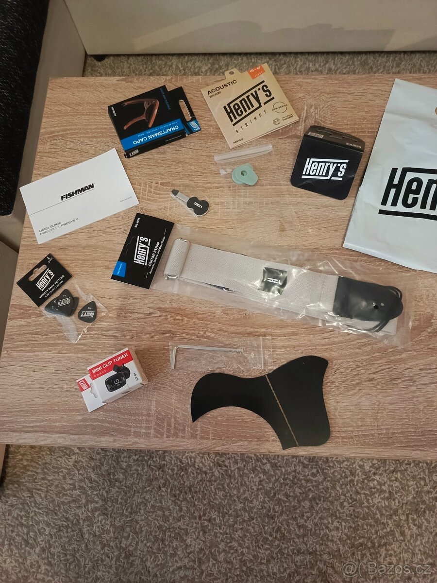 Elektroakustická kytara HENRYS (Nová) - 5