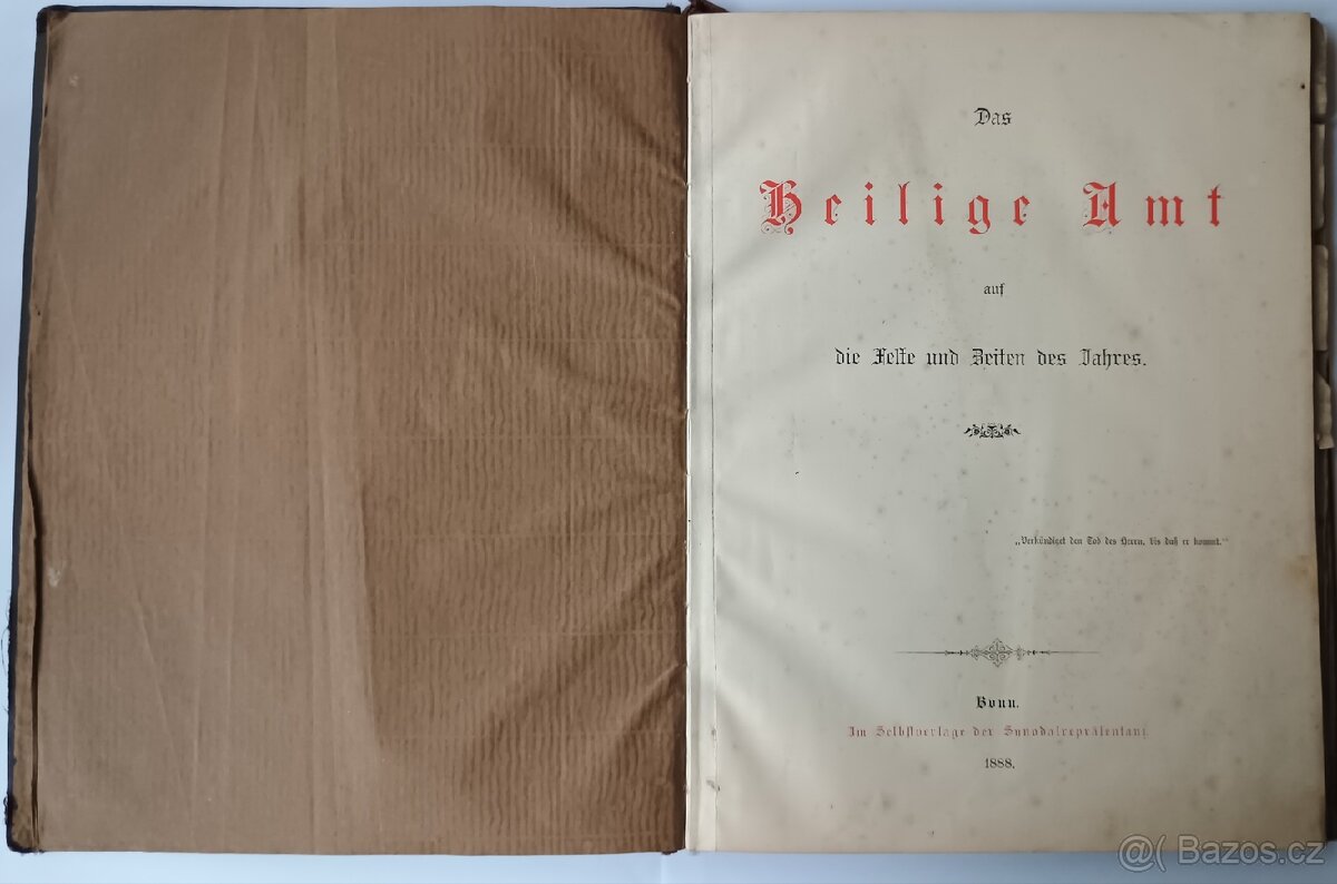 Oltářní misál, r. 1888 - 5