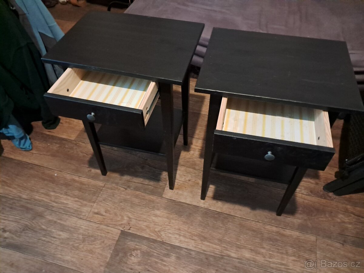 Ikea 2x noční stolek Hemnes - 5