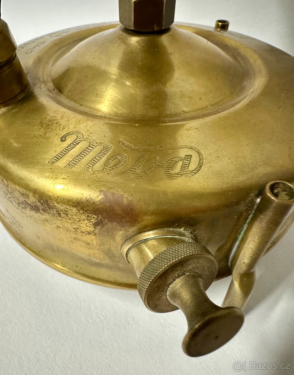 Stará krásná lampa MEVA předělaná na elektro TOP KOUSEK - 5