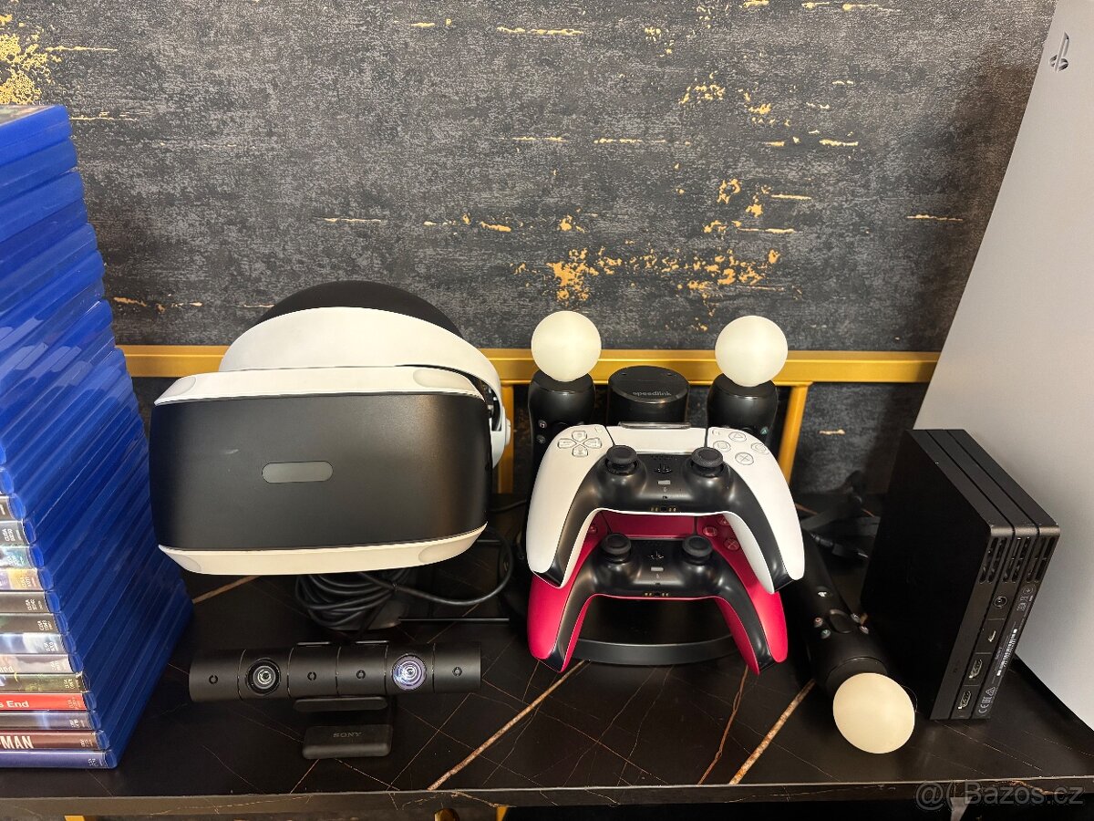 PlayStation 5 s mechanikou + VR + hry - 5