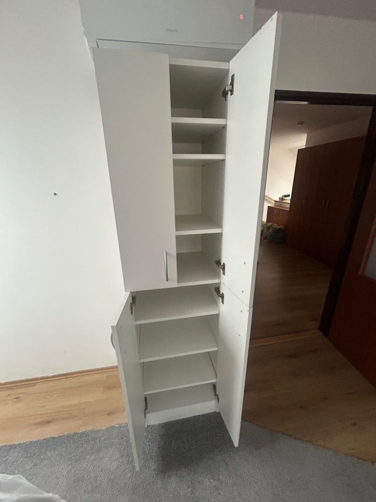 Skříňka bílá, 190 cm - 5