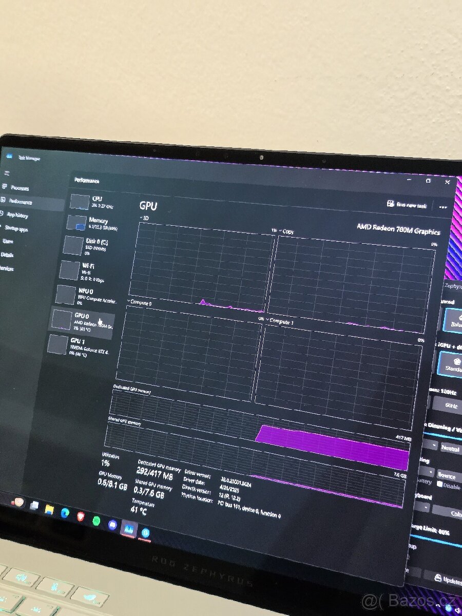 ASUS Rog Zephyrus G14 2024 Ryzen 9, RTX 4060 - 5