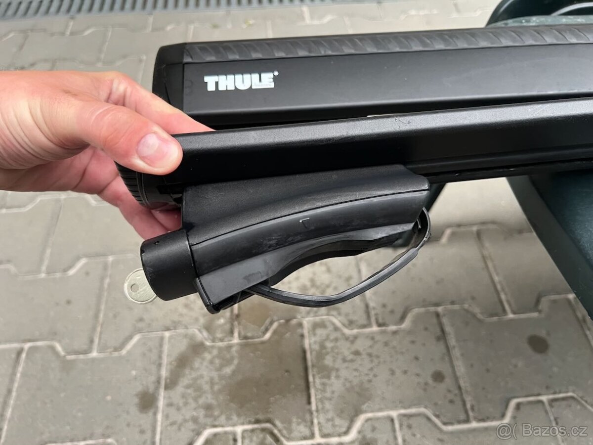 Thule windbar příčníky na střechu - černé provedení 135 cm - 5