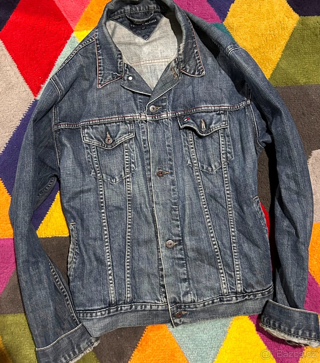 TOMMY HILFIGER STYLOVÁ JEANS BUNDA.- XXL - 5