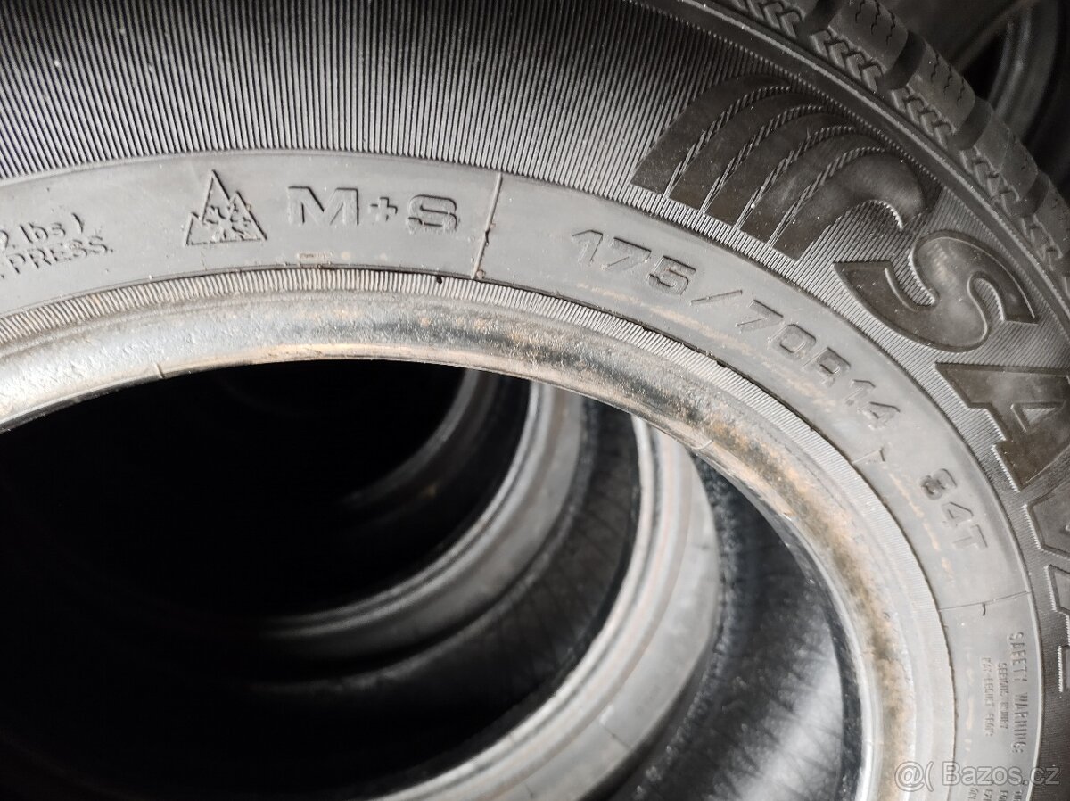 175/70 R14 84t M+S - ZIMNÍ PNEU - 4kusy - 5