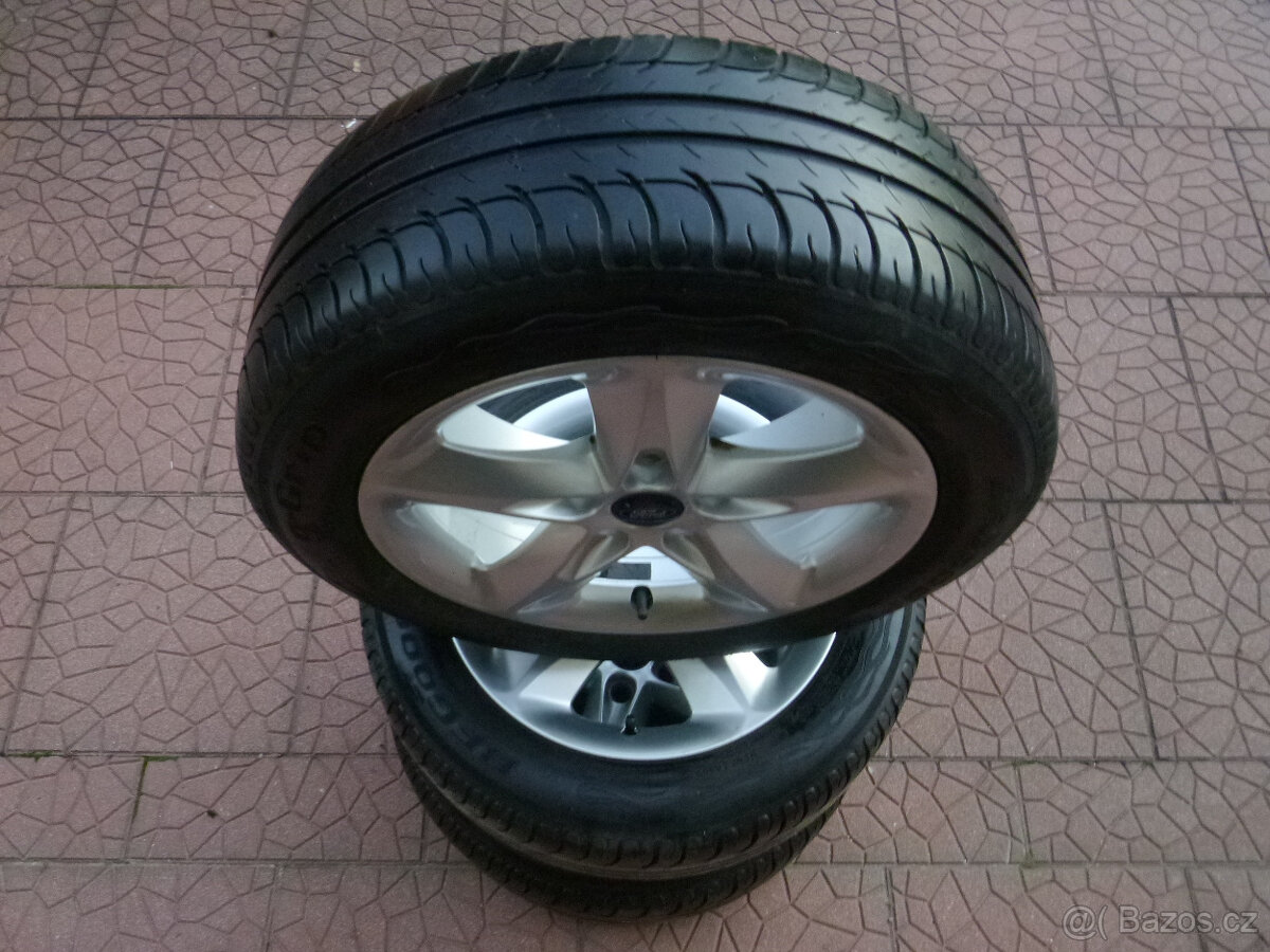 Letní sada alu disky kola originál Ford 5x108 7Jx16 ET50 - 5
