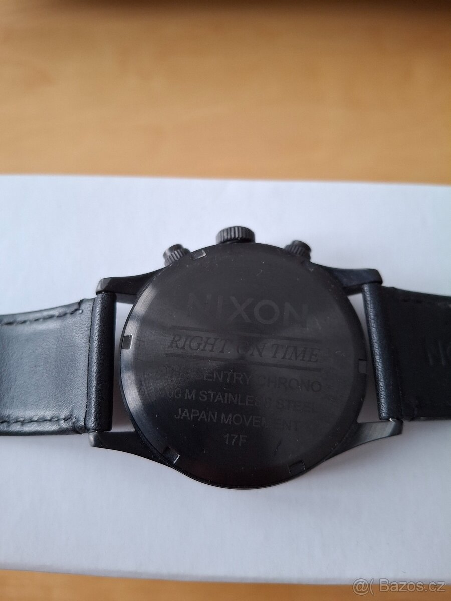 hodinky NIXON Sentry Chrono Leather surf - 5