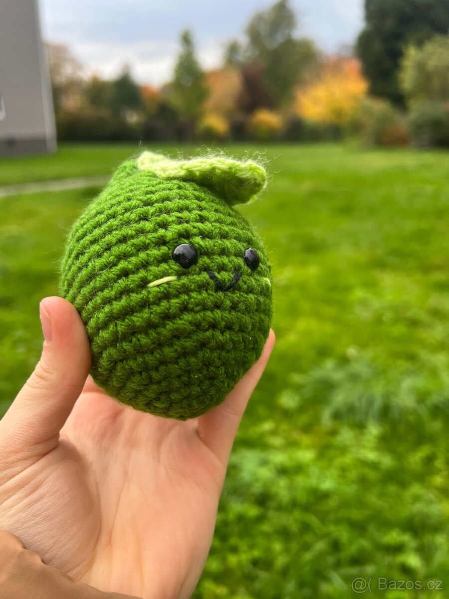 Háčkovaná hračka - limetka - 5