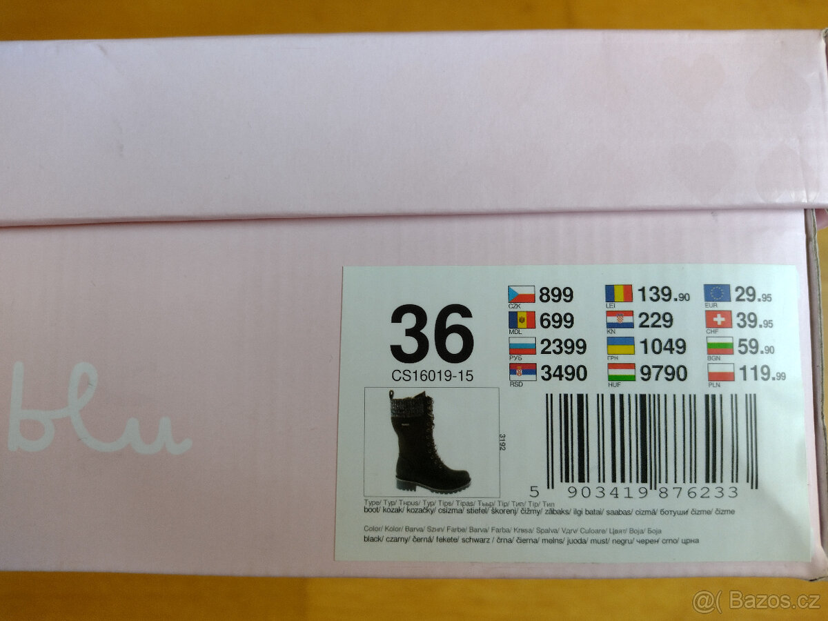 DÍVČÍ KOZAČKY, vel. 36 - 5