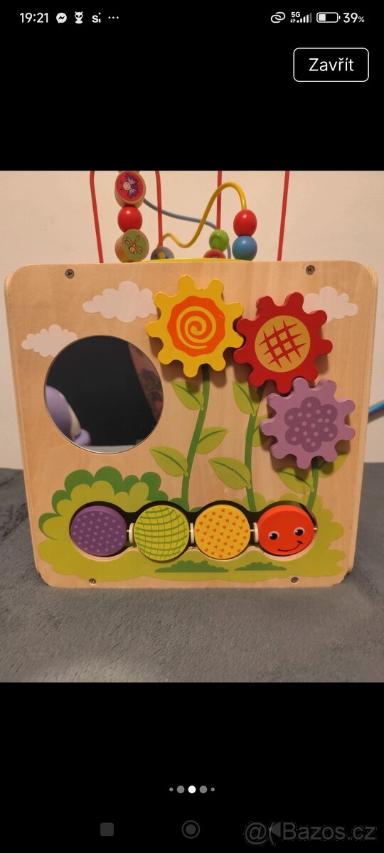 Dřevěná motorická kostka - 5