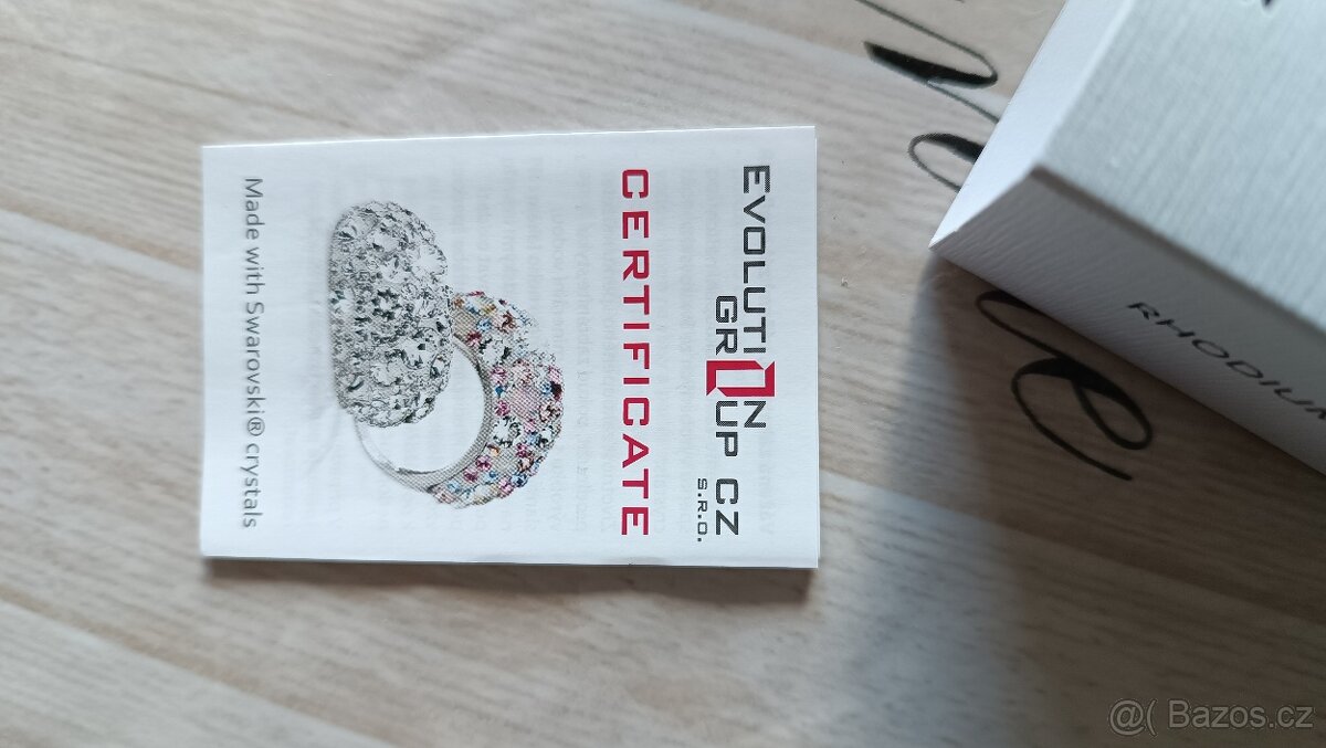 Přívěšek srdce s krystaly Swarovski - 5