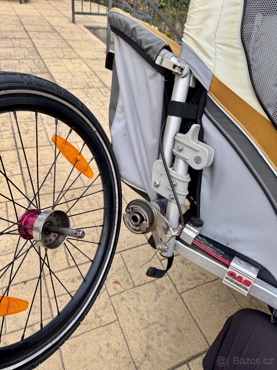 Chariot CX2 – dvoumístný vozík za kolo - 5