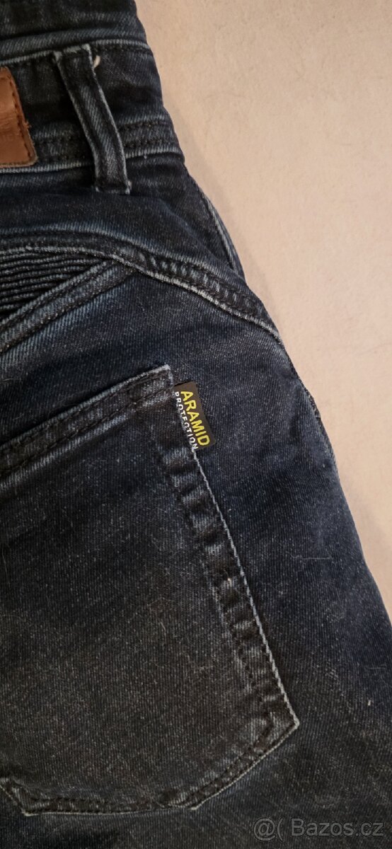 Kevlarové džíny na motorku značka TRILOBITE W36 L34 - 5