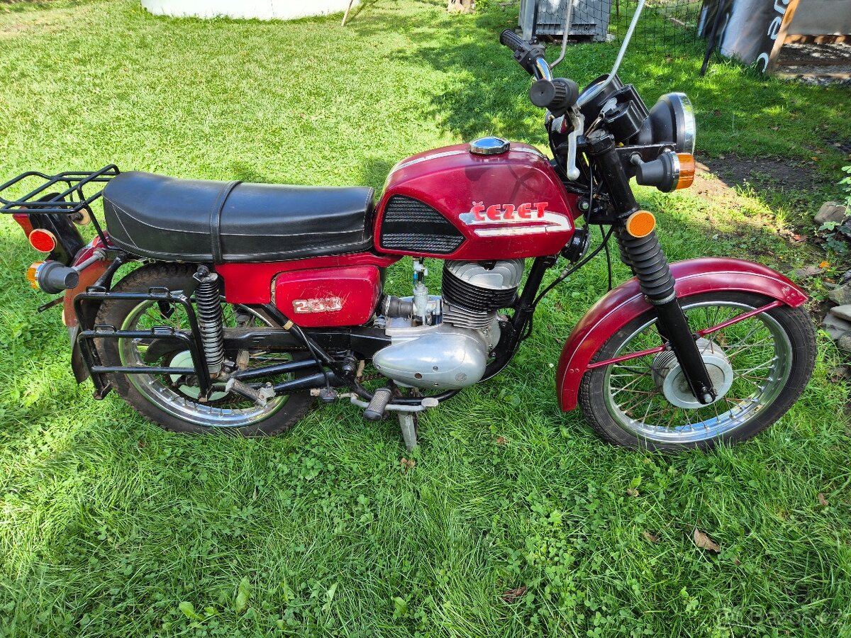 ČZ,ČEZET 250/485 Egypťan bez TP, vzácný zachovalý veterán - 5