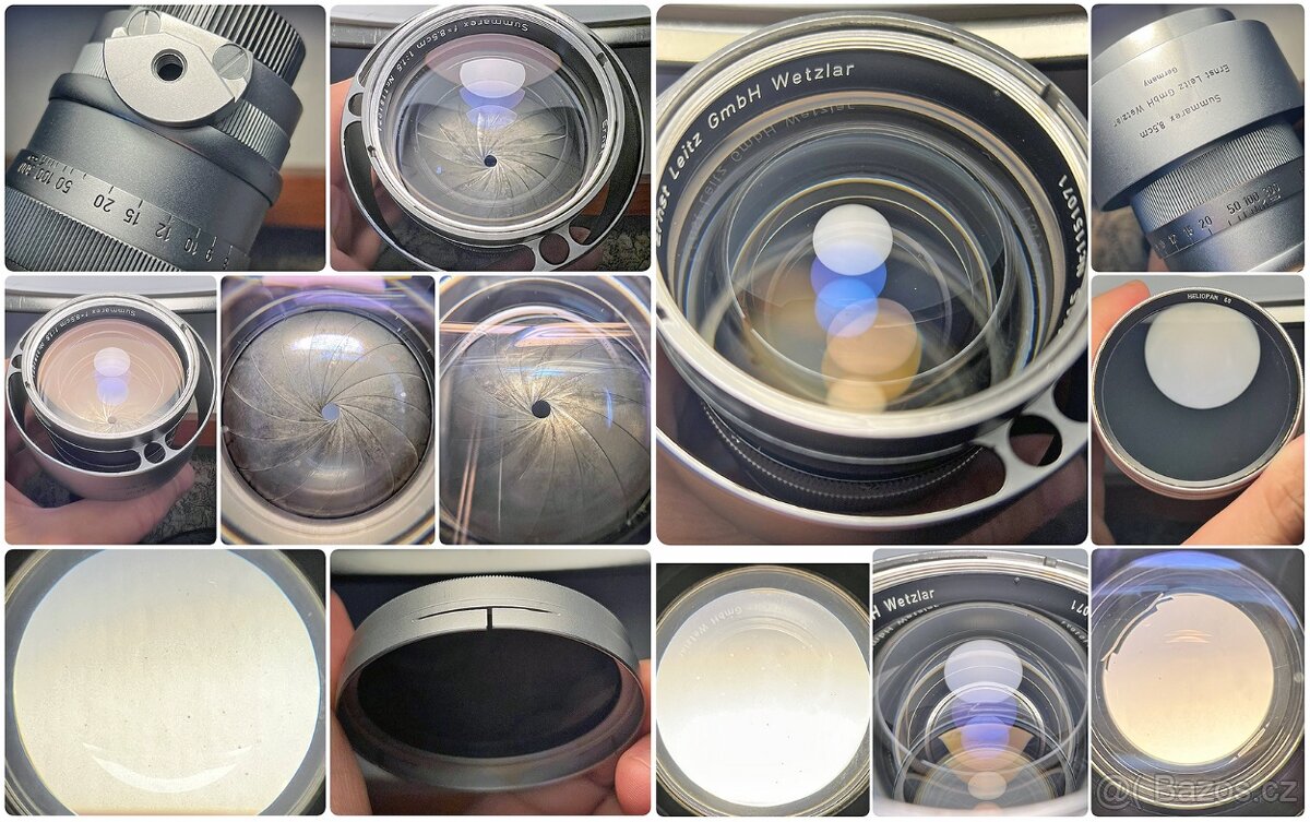 Servisovaný portrétní Leica Germany Summarex 85/1.5 LTM39 - 5