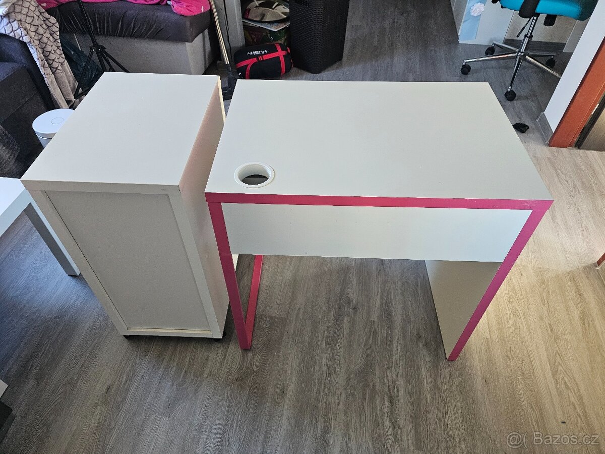 Psací stolek s šuplíky ikea - 5