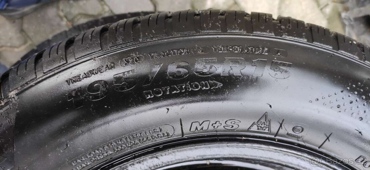 Zimní PNEUMATIKY IMPERIAL 195/65 R15 NA RÁFKÁCH - 5