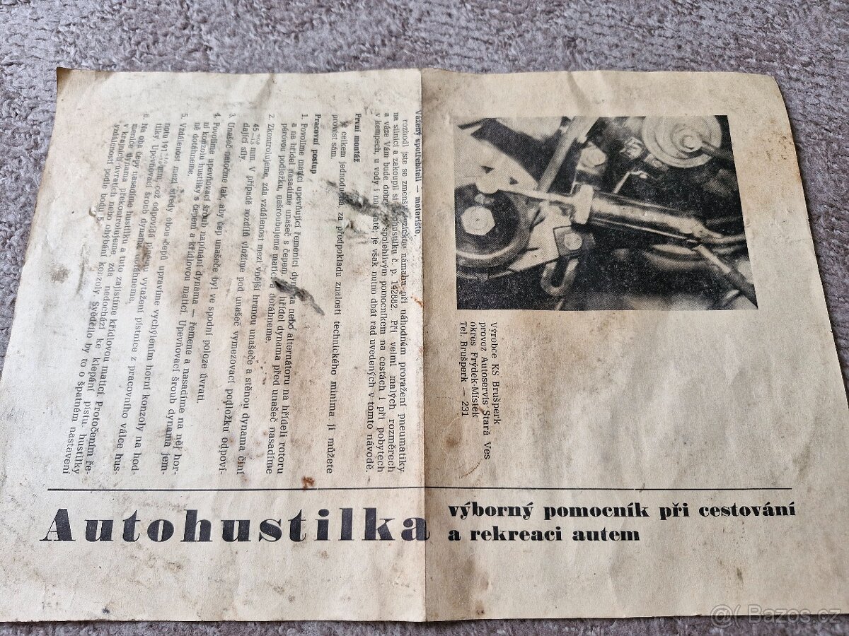 Autohustilka 1972 KS Brušperk / RETRO - 5