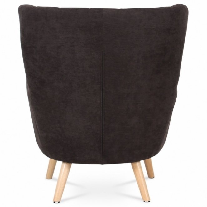 Křeslo ušák AK-311 hnědá látka - 5