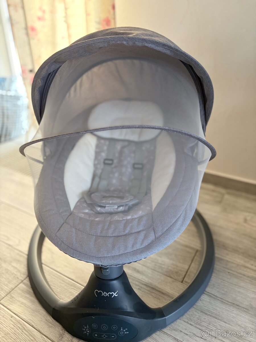 Elektrické houpátko MoMi – TOP stav 🤍 - 5