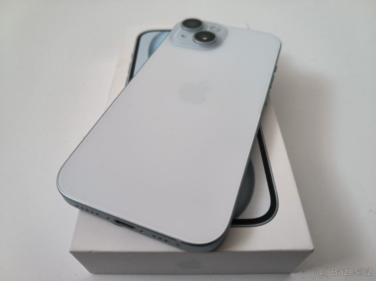 apple iphone 15 128gb Blue / Batéria 88% - 5