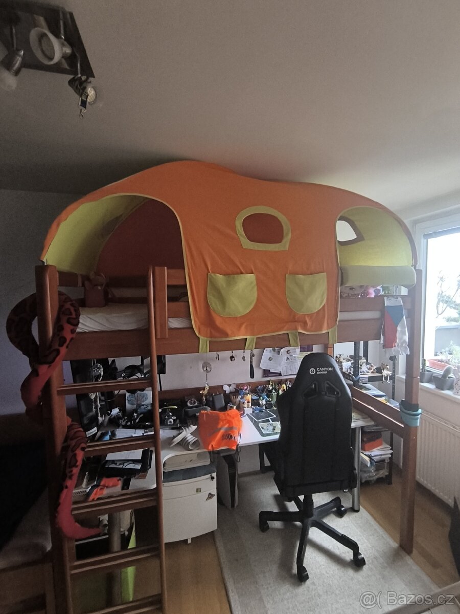 Domestav masivní patrová postel - 5