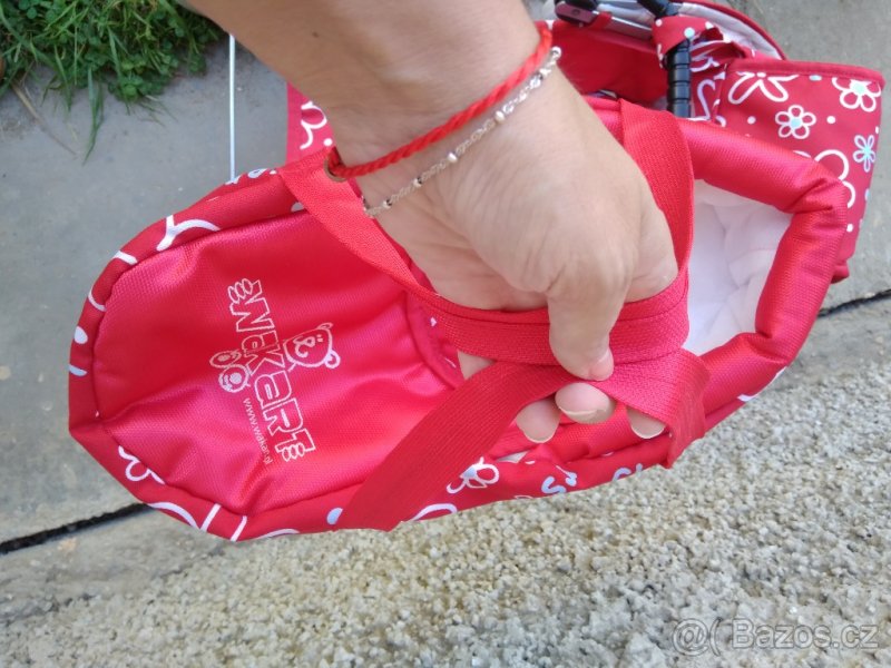 Dětský kočárek pro panenku, chodítko - 5