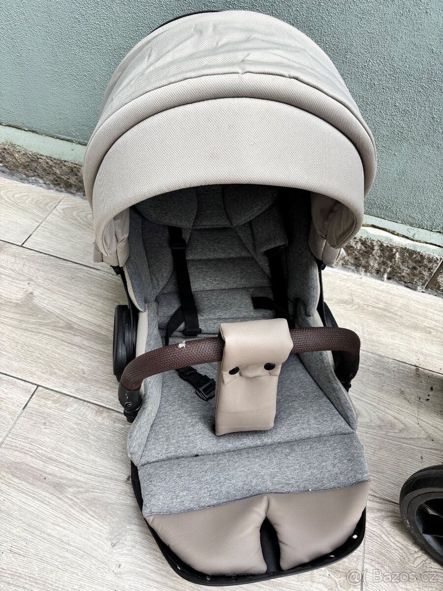 Kočárek 2v1 Jasmine Daisy Soft 05 Mocca a vajíčko Maxi Cosi - 5