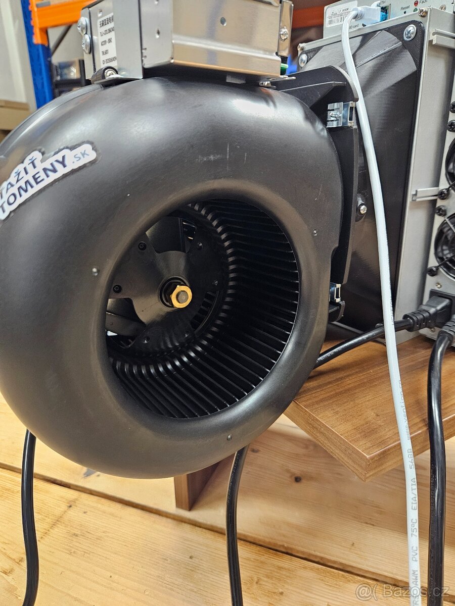Radiální ventilátor – odhlučnění pro ASIC_minery - 5