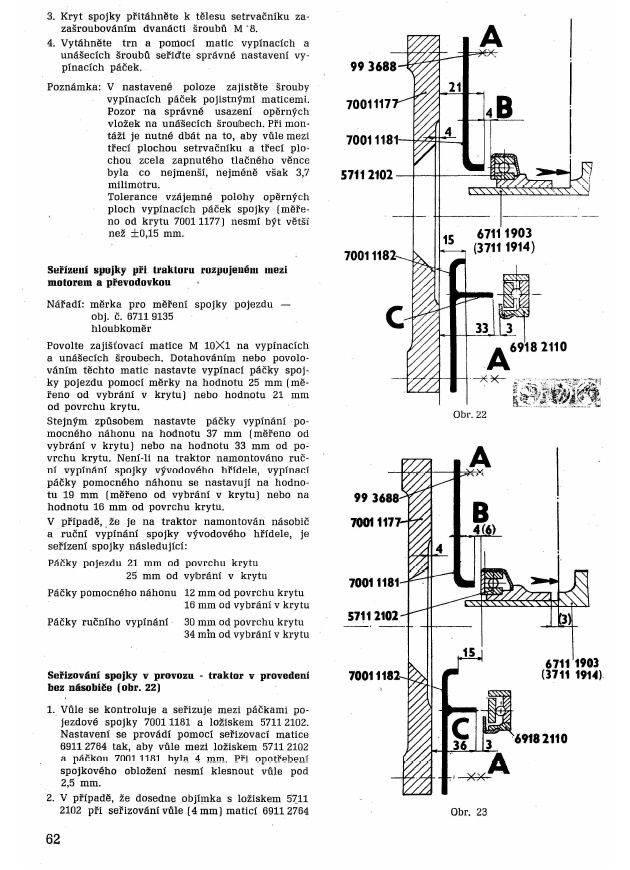 Zetor 5011-7045 dílenská příručka, katalog dílů, návod - 5