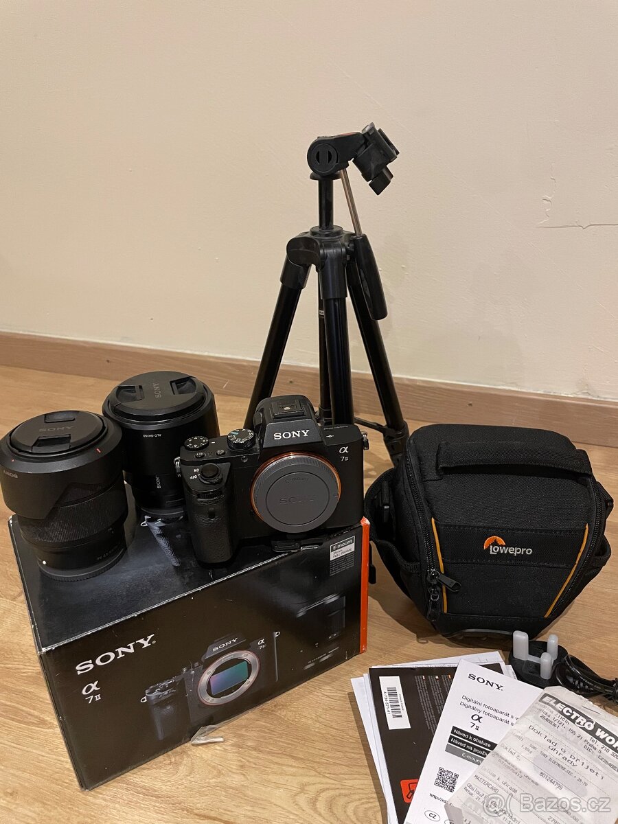 Sony A7 II + 2 objektivy a příslušenství - 5