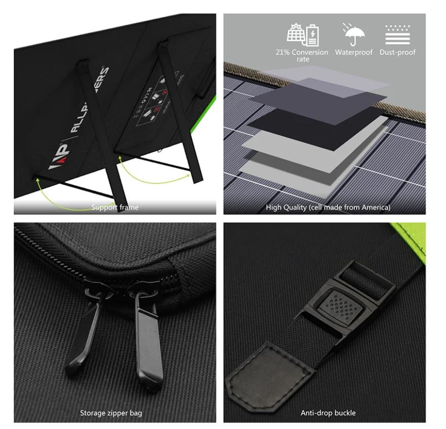 Fotovoltaický panel Allpowers AP-SP-029-BLA 140W - nový - 5