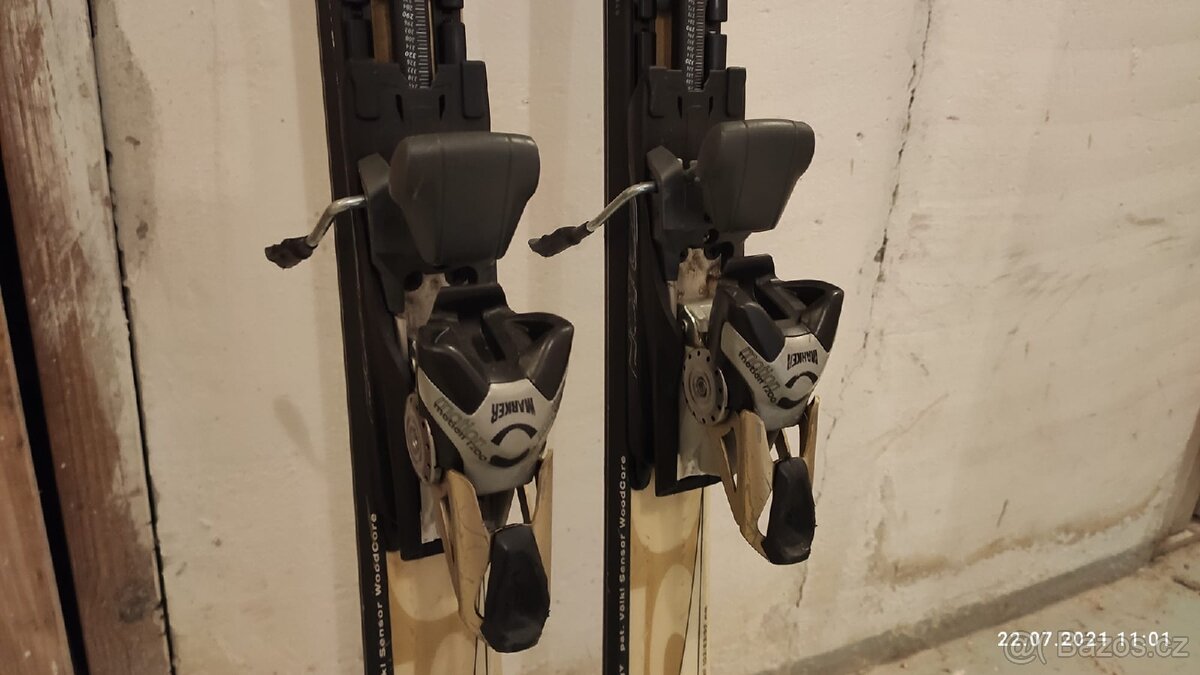 Sjezdové lyže Völkl, včetně vázání Marker,použité - 5