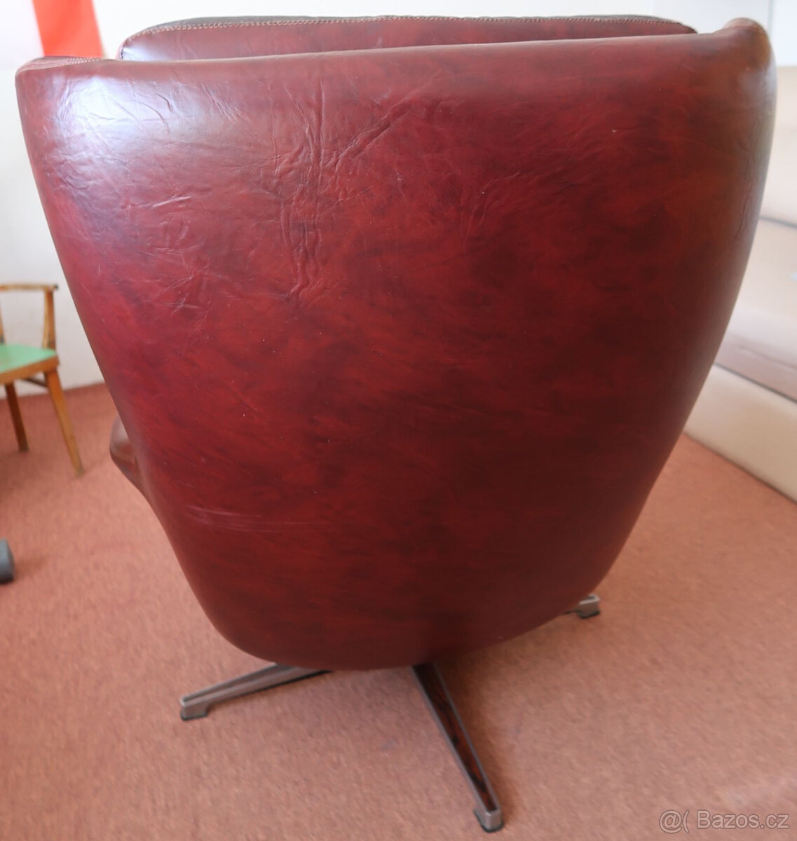 finské kožené křeslo Peem - 5