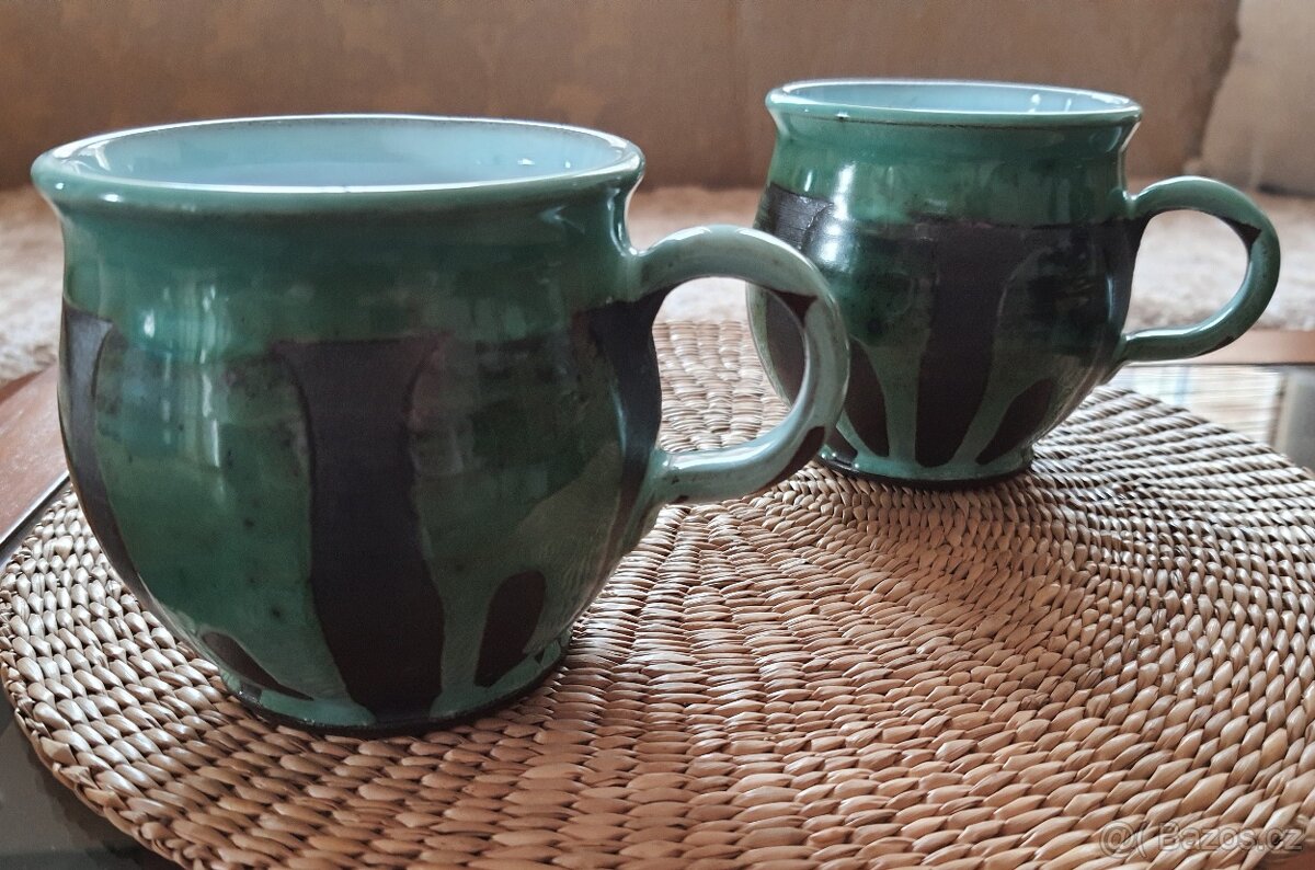 Dva keramické hrníčky - 5