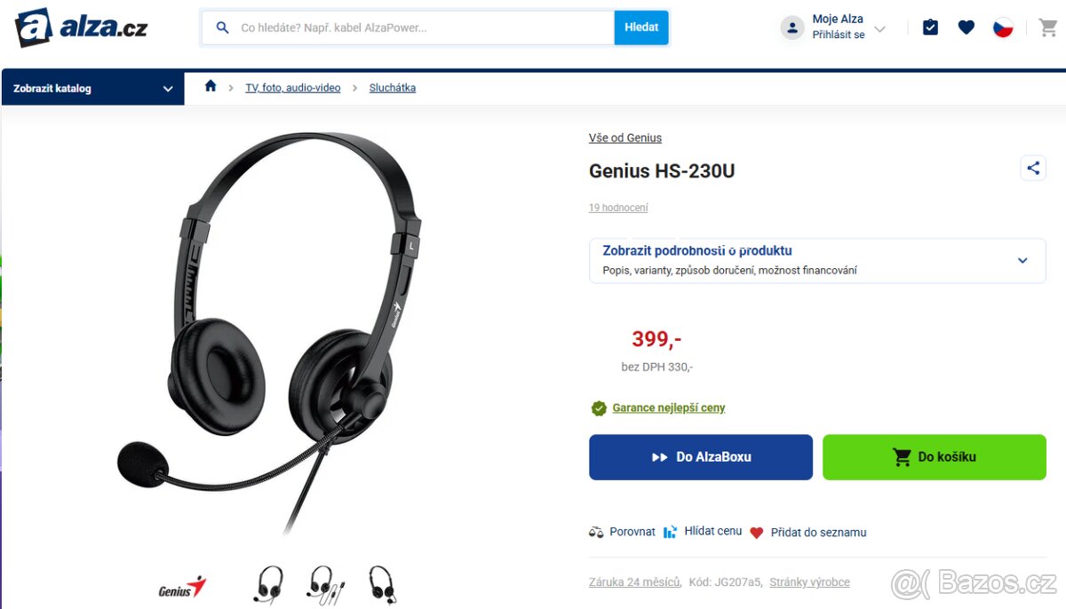 Headset Genius HS-230U - 5