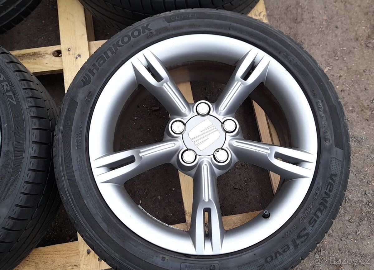 kola originál Seat FR Cupra taky na VW Skoda Audi letni pneu - 5