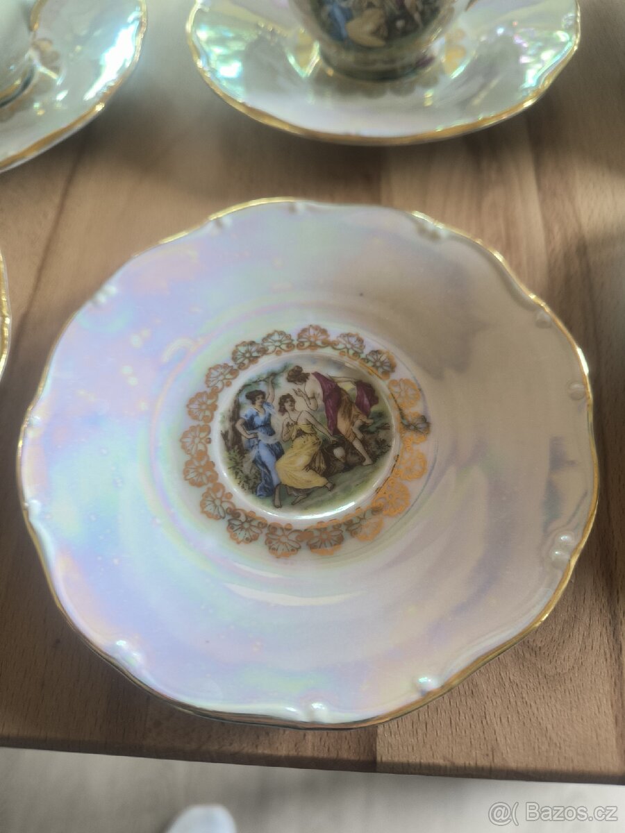 Porcelánová sada tři grácie MZ Czechoslovakia - 5