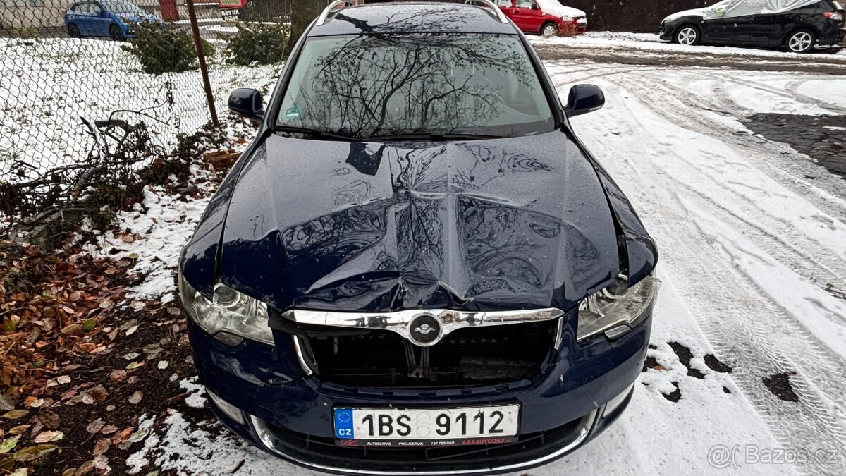 Škoda superb kombi 2,0tdi - 103kw, r.v. 20215 - havarovaný - 5
