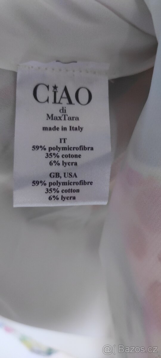 Elegantní květinové šaty – nové s visačkou (velikost 38) - 5