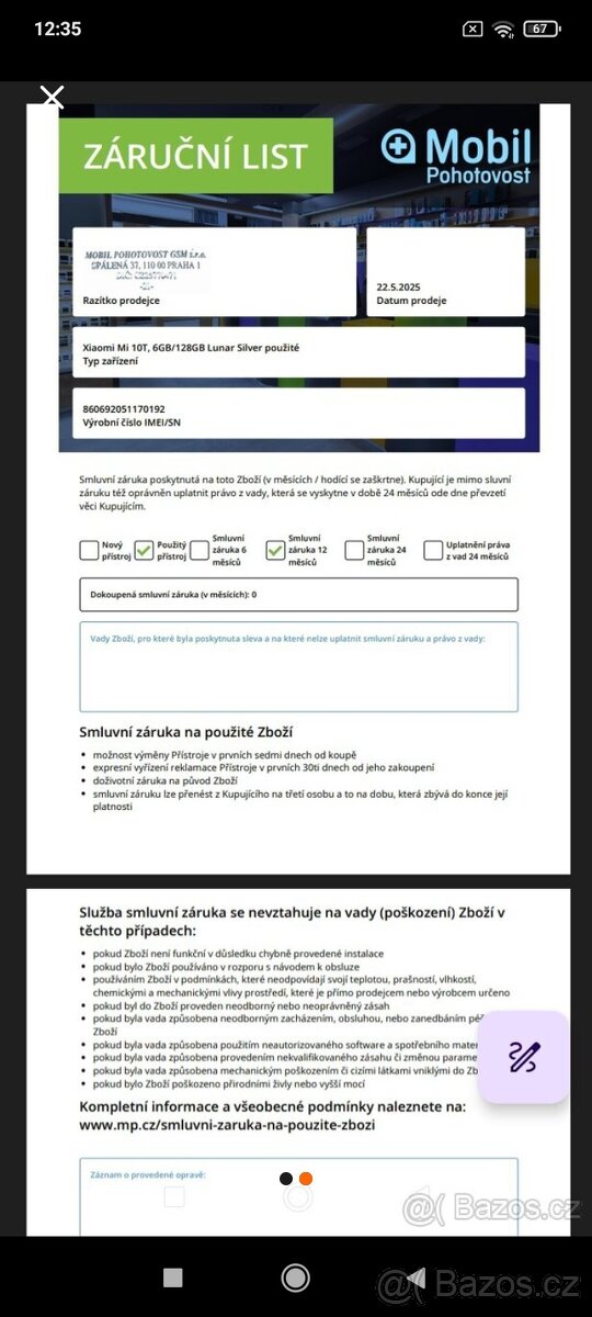 Xiaomi 10T 5G 6/128 Výměna za iPhone - 5
