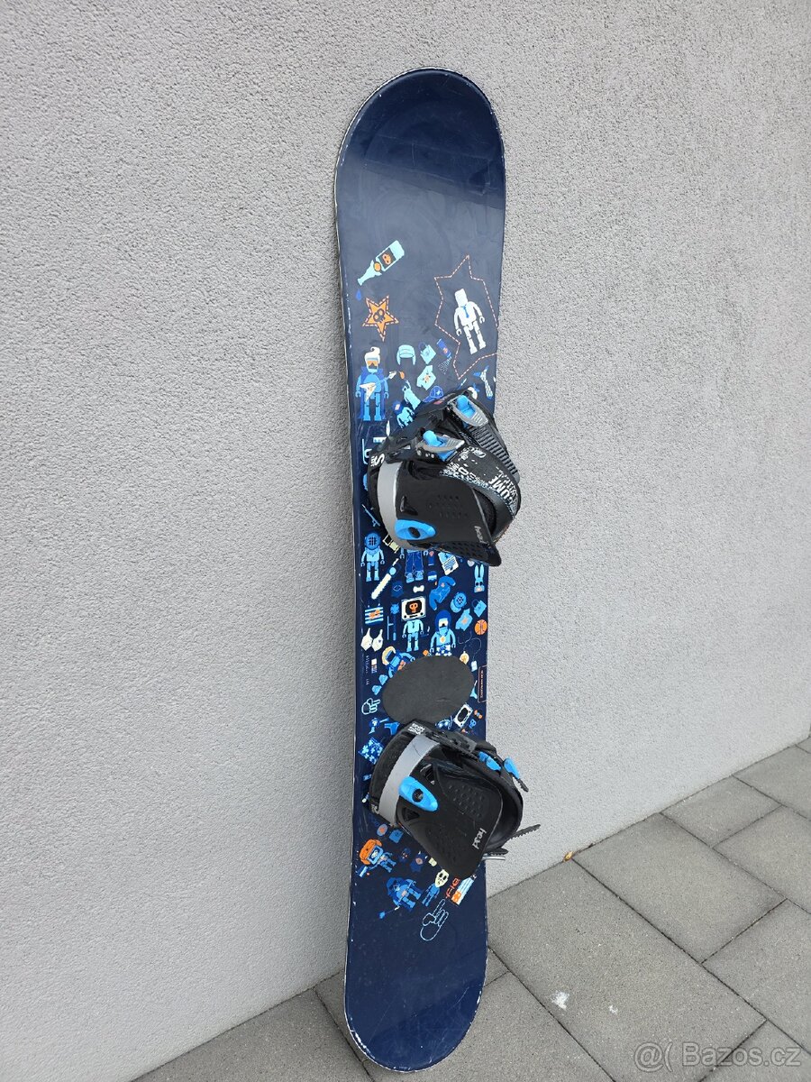 Snowboard SALOMON, 134 cm + boty - 5