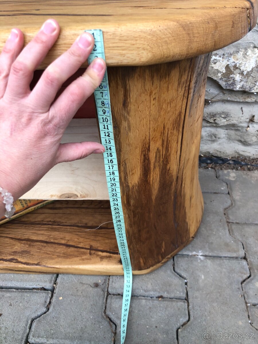 Stolek dřevěný - DUB - 5