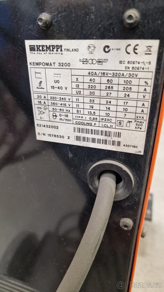 Svářečka Kemppi 3200 - 5
