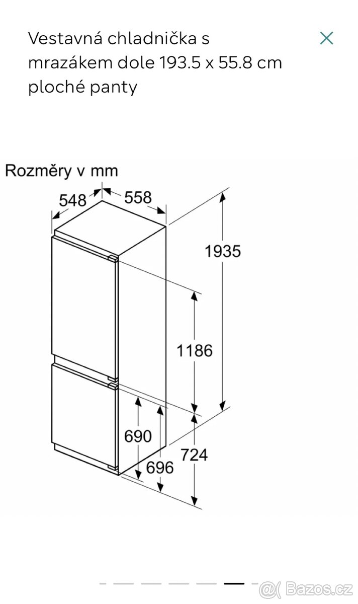 Nová VELIKÁ chladnička SIEMENS -5 let záruka, TOP CENA - 5