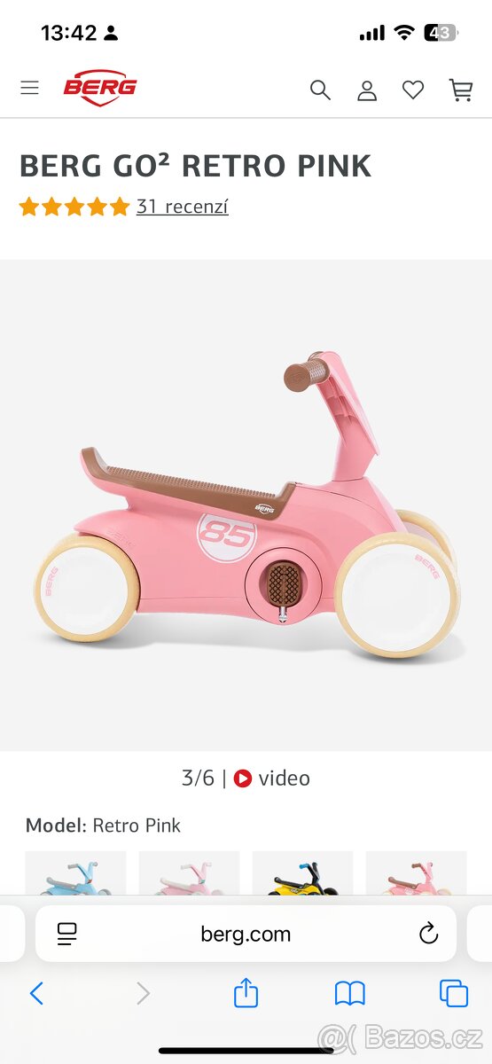 Berg retro, odrazedlo - 5