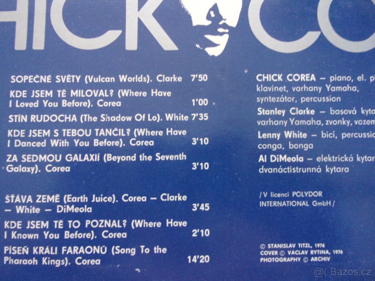 4x GRAMOFONOVÁ DESKA, LP - POP, ROCK, JAZZ, DISCO - 5