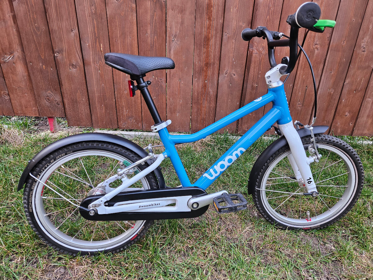 Dětské kolo Woom 4 se stojánkem a blatníky - 5